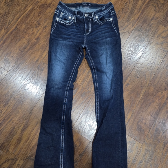 Miss Me Bootcut Jeans 28R - Picture 6 of 8
